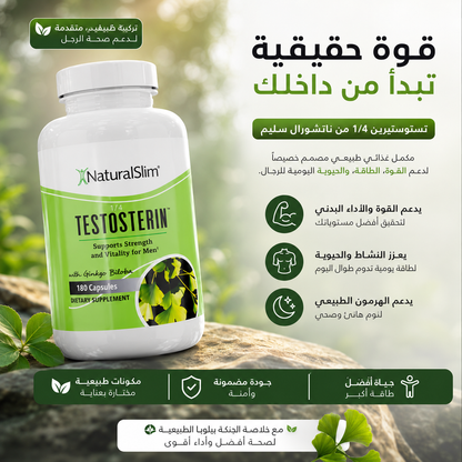 Testosterin™ – دعم متطور لحيوية الرجل والأداء الجنسي