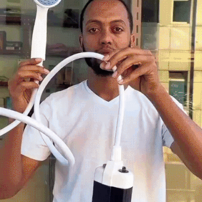 Compact Handheld Outdoor Shower